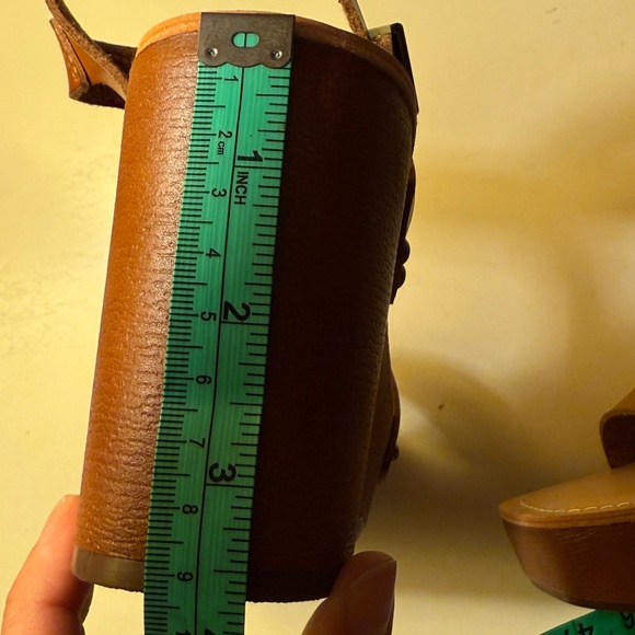 NWOT Madden NYC Lifft Faux Leather Platform Sandals in Cognac Women's size 6 - Picture 6 of 15